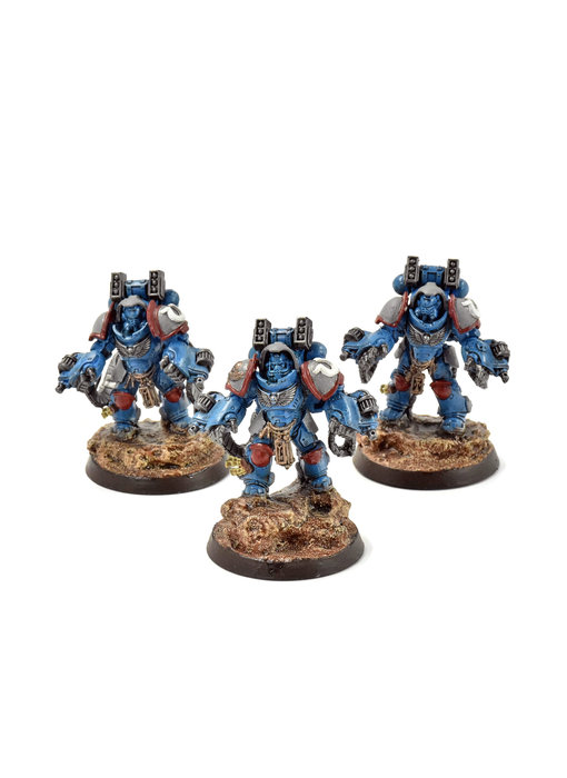 SPACE MARINES 3 Aggressors #2 WELL PAINTED Warhammer 40K