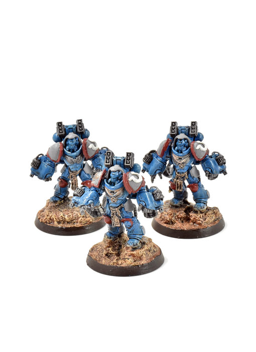 SPACE MARINES 3 Aggressors #1 WELL PAINTED Warhammer 40K