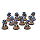 SPACE MARINES 10 Tactical Marines #1 WELL PAINTED Warhammer 40K
