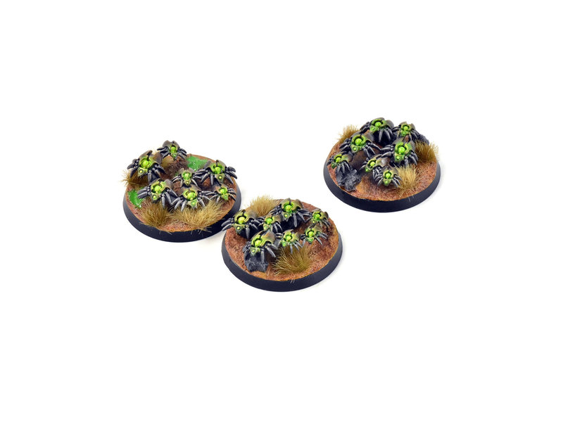 Games Workshop NECRONS 3 Scarab Swarms #1 WELL PAINTED Warhammer 40K