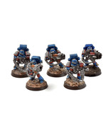 Games Workshop SPACE MARINES 5 Devastators #2 METAL WELL PAINTED 40K Devastator squad