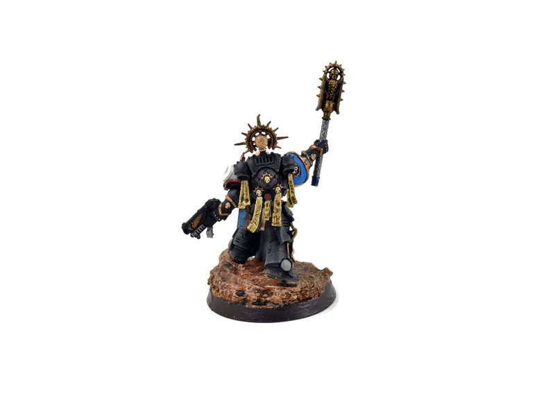 Games Workshop SPACE MARINES Primaris Chaplain #1 WELL PAINTED indomitus 40K