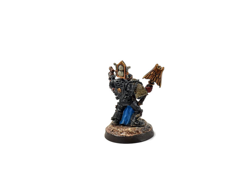 Games Workshop SPACE MARINES Chaplain #1 METAL Warhammer 40K WELL PAINTED