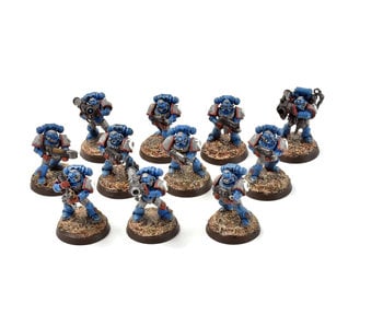SPACE MARINES 11 Tactical Marines #2 WELL PAINTED Warhammer 40K