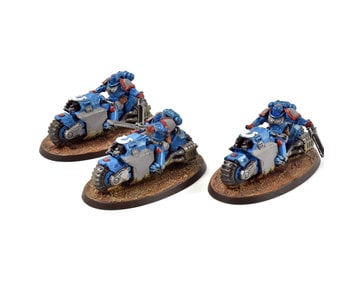 SPACE MARINES 3 Outriders #2 WELL PAINTED Warhammer 40K