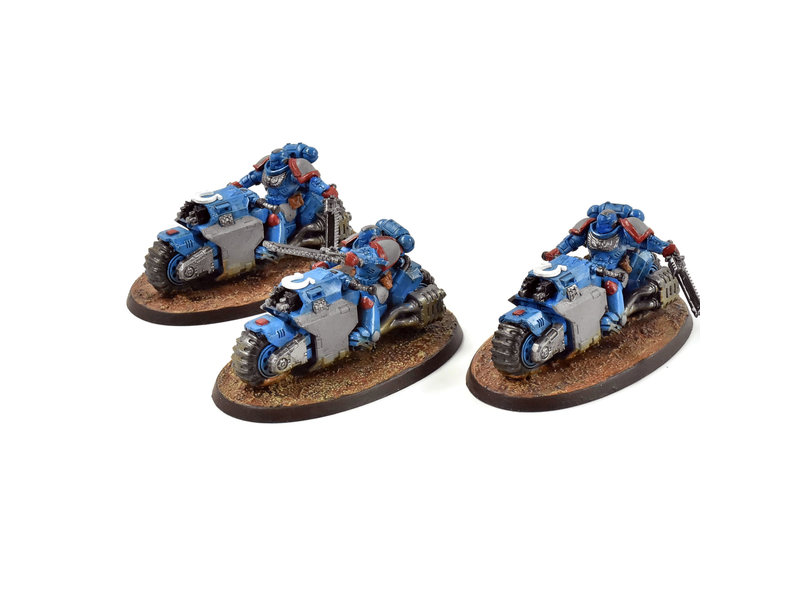 Games Workshop SPACE MARINES 3 Outriders #2 WELL PAINTED Warhammer 40K