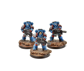 SPACE MARINES 3 Eradicators #1 WELL PAINTED  Warhammer 40K