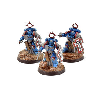 SPACE MARINES 3 Bladeguard Veterans #2 WELL PAINTED Warhammer 40K