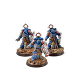 Games Workshop SPACE MARINES 3 Bladeguard Veterans #1 WELL PAINTED Ultramarines 40K