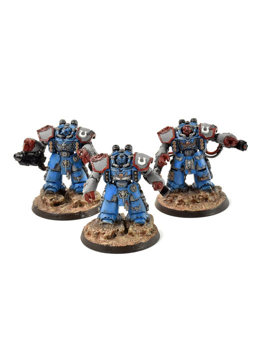 SPACE MARINES 3 Centurions #1 WELL PAINTED  Warhammer 40K