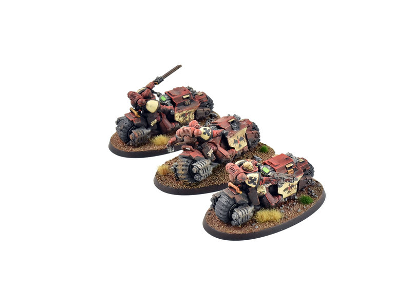 Games Workshop BLOOD ANGELS 3 Primaris Outriders #1 PRO PAINTED Warhammer 40K