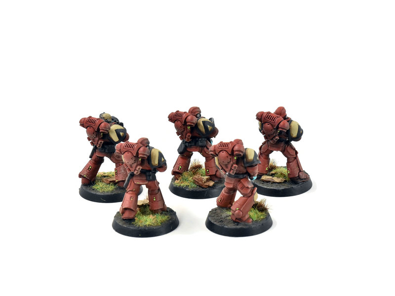 Games Workshop BLOOD ANGELS 5 Primaris Hellblasters #1 WELL PAINTED Blood Raven Warhammer 40K