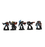 Games Workshop SPACE MARINES 10 Marines Converted #3 WELL PAINTED METAL Warhammer 40K