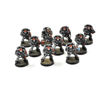 SPACE MARINES 10 Marines Converted #1 WELL PAINTED Warhammer 40K