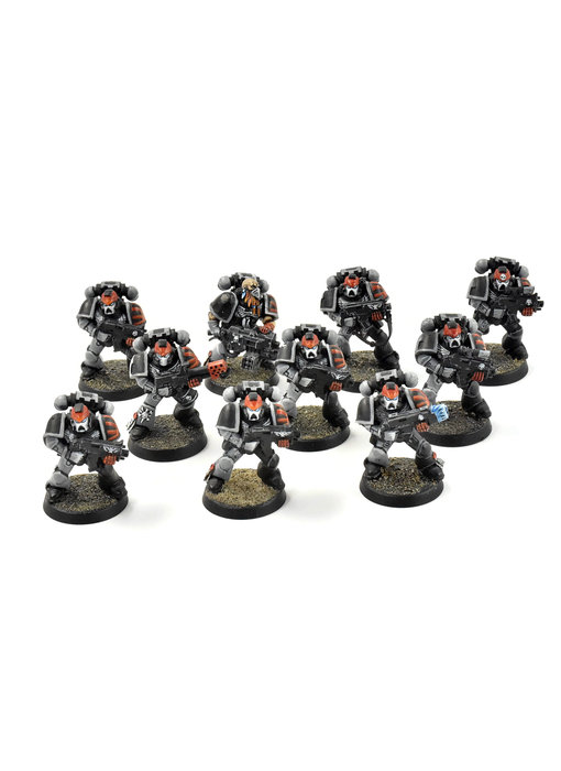 SPACE MARINES 10 Marines Converted #1 WELL PAINTED Warhammer 40K