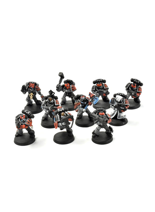 SPACE MARINES 10 Marines Converted #5 WELL PAINTED Warhammer 40K