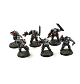 Games Workshop SPACE MARINES 6 Scouts #1 WELL PAINTED Warhammer 40K