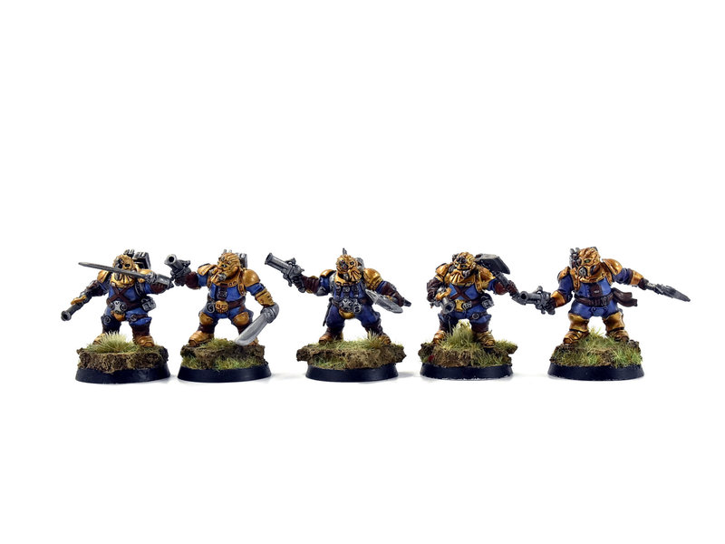 Games Workshop KHARADRON OVERLORDS 10 Arkanaut Company #2 WELL PAINTED Sigmar