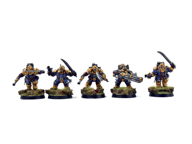 Games Workshop KHARADRON OVERLORDS 10 Arkanaut Company #2 WELL PAINTED Sigmar