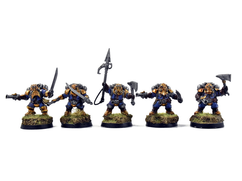 Games Workshop KHARADRON OVERLORDS 10 Arkanaut Company #4 WELL PAINTED Sigmar