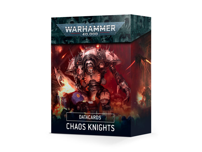 Games Workshop Datacards - Chaos Knights (English)