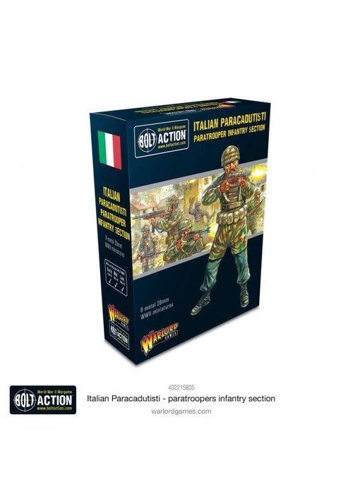 Bolt Action (2nd Edition) - Italian - Paracadutisti paratrooper infantry section
