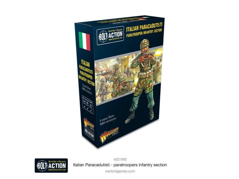 Warlord Games Bolt Action (2nd Edition) - Italian - Paracadutisti paratrooper infantry section