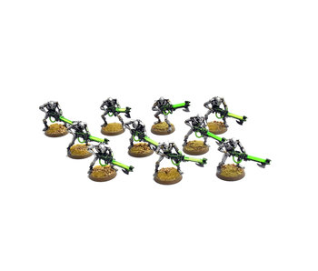 NECRONS 10 necron warriors #1 WELL PAINTED 40K