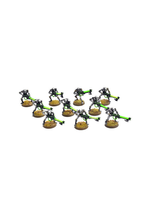 NECRONS 10 necron warriors #1 WELL PAINTED 40K