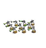 Games Workshop NECRONS 10 necron warriors #1 WELL PAINTED 40K