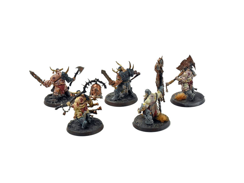 Games Workshop DAEMONS OF NURGLE 5 Putrid Blightking #3 WELL PAINTED Warhammer Sigmar