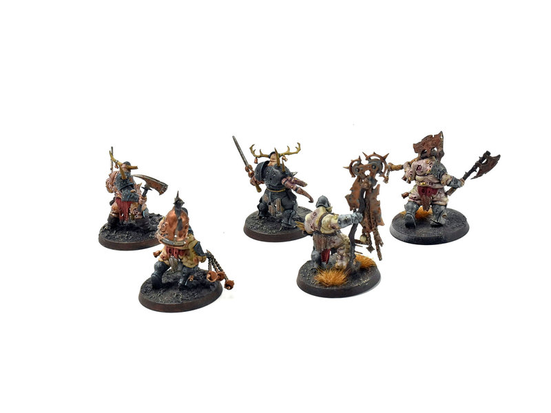 Games Workshop DAEMONS OF NURGLE 5 Putrid Blightking #3 WELL PAINTED Warhammer Sigmar