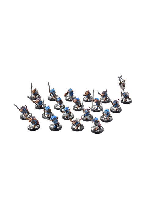 SKAVEN 20 Clanrats #4 WELL PAINTED Warhammer sigmar