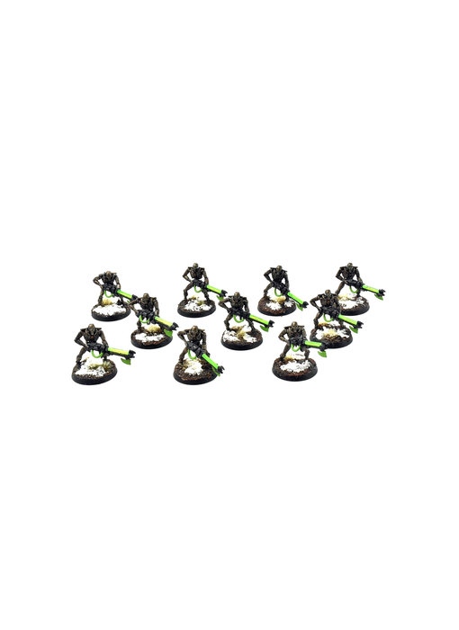 NECRONS 10 NECRON Warriors #6 WELL PAINTED Warhammer 40k