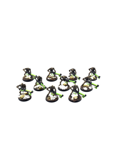 NECRONS 10 NECRON Warriors #2 WELL PAINTED Warhammer 40k