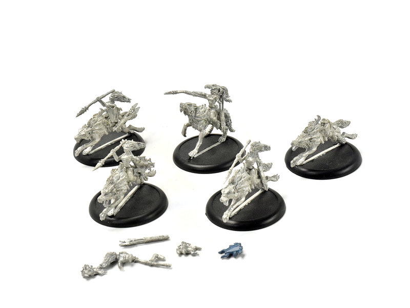 HORDES Circle Orboros 5 Tharn Wolf Riders #1 METAL