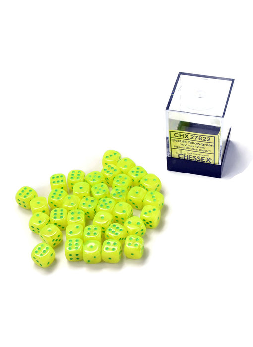 CHESSEX Yellow and Green #1 Warhammer 40k D6