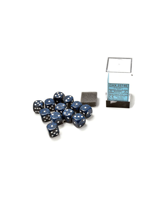 CHESSEX Blue and White Dice #1 Warhammer 40k D6