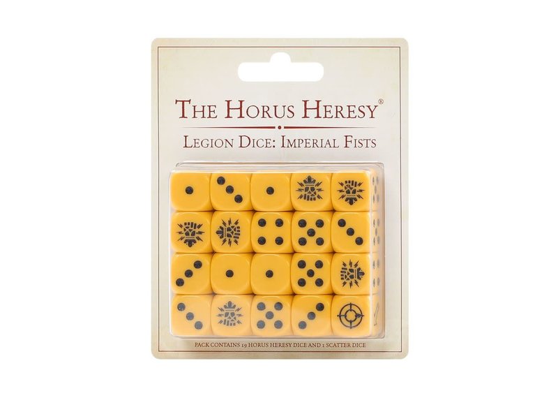 Forge World Imperial Fists Legion Dice