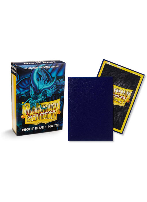Dragon Shields - Matte Card Sleeves (60) - Night Blue