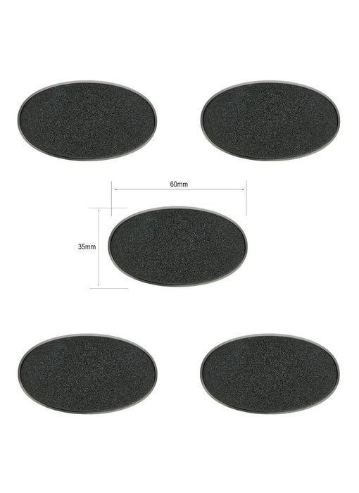 Citadel 60x35mm Oval Base (5 Units)