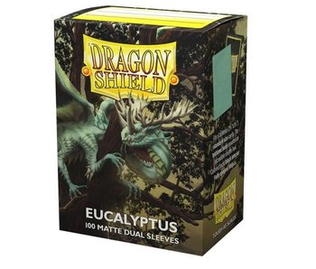 Dragon Shields - Matte DUAL Card Sleeves (100) - Eucalyptus