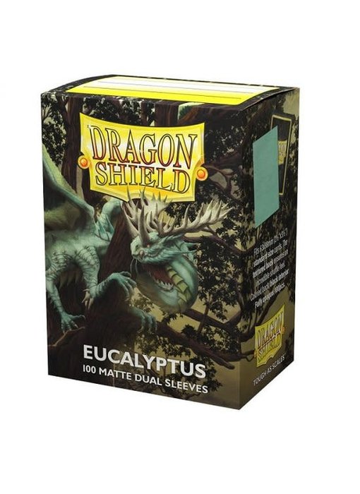Dragon Shields - Matte DUAL Card Sleeves (100) - Eucalyptus