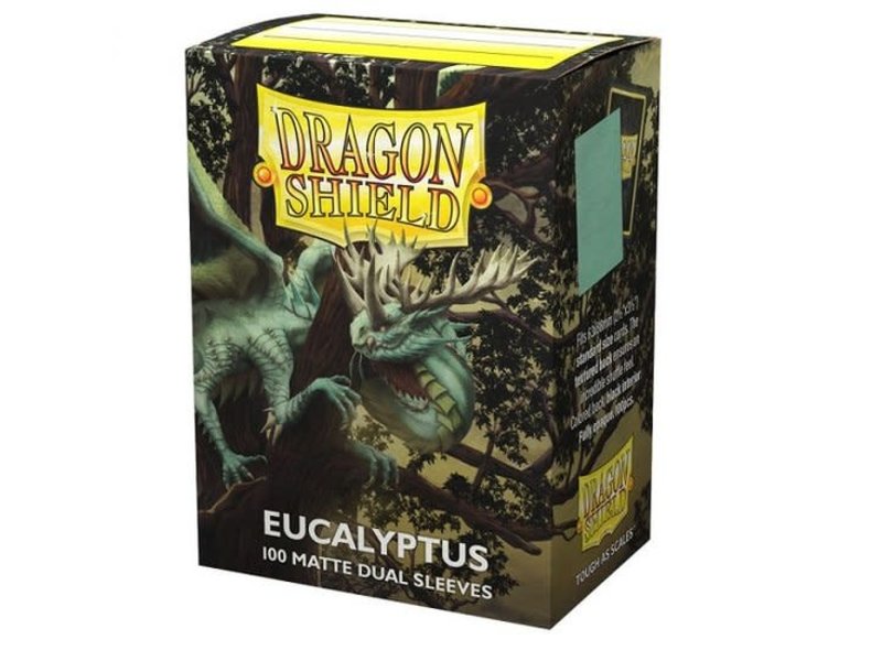 Dragon Shields - Matte DUAL Card Sleeves (100) - Eucalyptus