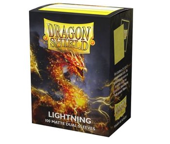 Dragon Shields - Matte DUAL Card Sleeves (100) - Lightning