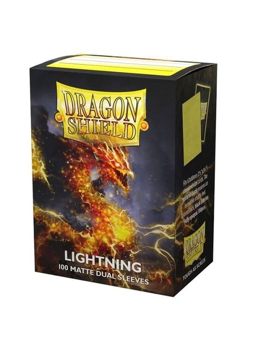 Dragon Shields - Matte DUAL Card Sleeves (100) - Lightning