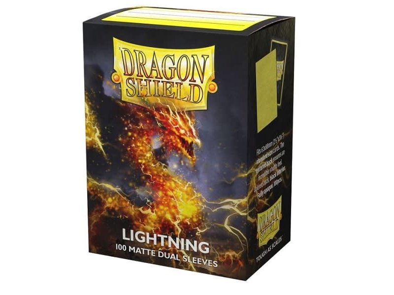 Dragon Shields - Matte DUAL Card Sleeves (100) - Lightning