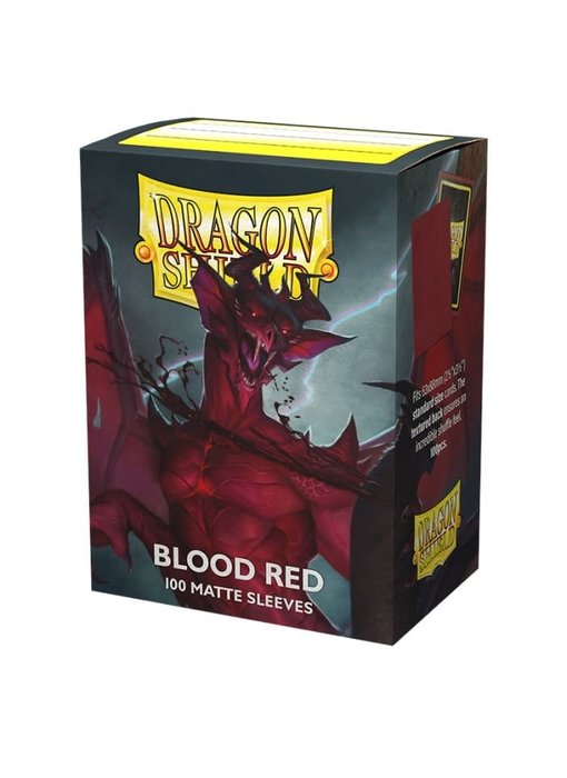 Dragon Shield Sleeves - Dragon Shield Matte - Blood Red