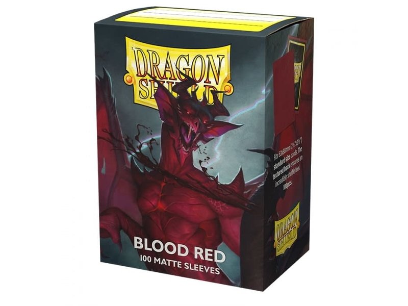 Dragon Shield Sleeves - Dragon Shield Matte - Blood Red