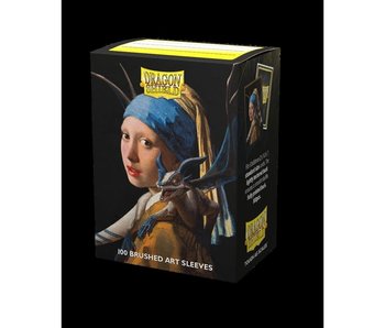 Dragon Shield - Brushed Art Sleeves - Girl with the Pearl Earing (100Ct)